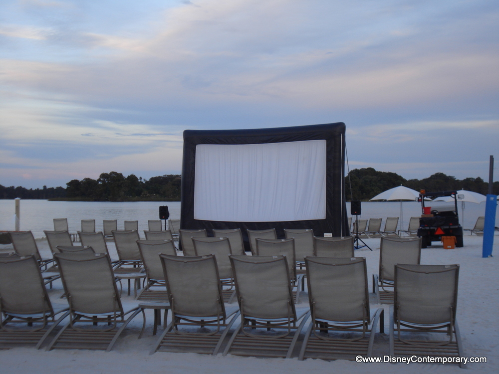 Movie on the Beach at Contemporary